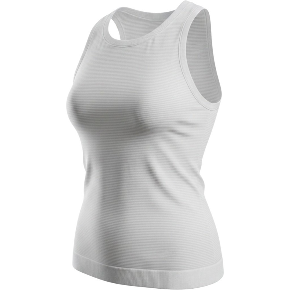 Lululemon Swiftly Tech High-Neck Tank Top‎ White Seamless Athletic Size 6-8 Est
